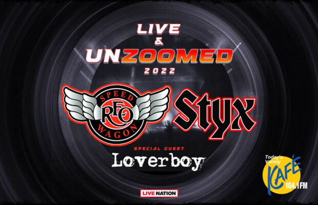KAFE 104.1 Welcomes REO Speedwagon & Styx